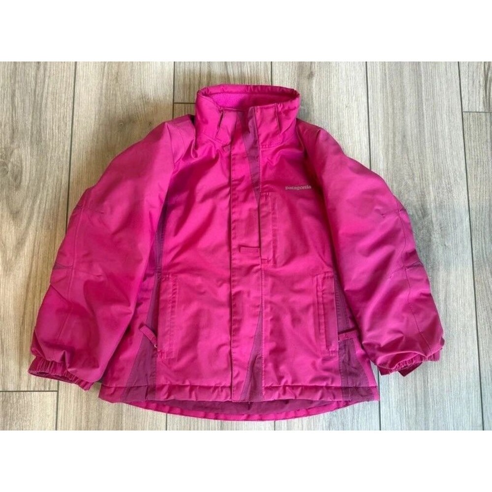 A Patagonia Girls Winter Snow Jacket Pink Magenta Size XS (5-6)